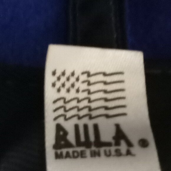 Vintage 90s Bula US Ski Team Wool Suede Brim Snap Back Hat Cap - Picture 7 of 7